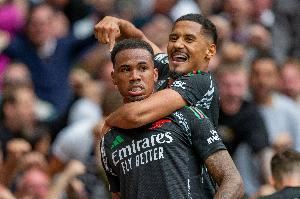 坚不可摧！阿森纳连续两场英超让对手零射正，上次是03-04赛季